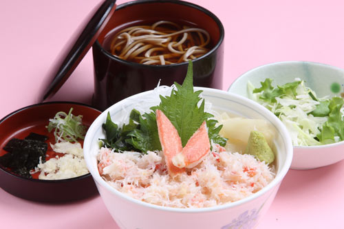 かに丼セット