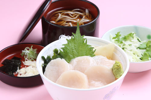 帆立丼セット